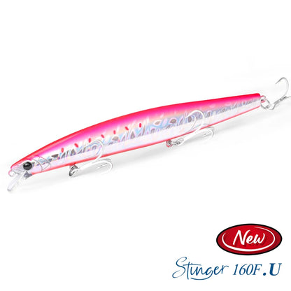 Floating Minnow Fishing Lure STINGER 163mm 31g Long Casting Artificial Seabass Saltwater Large Hard Baits