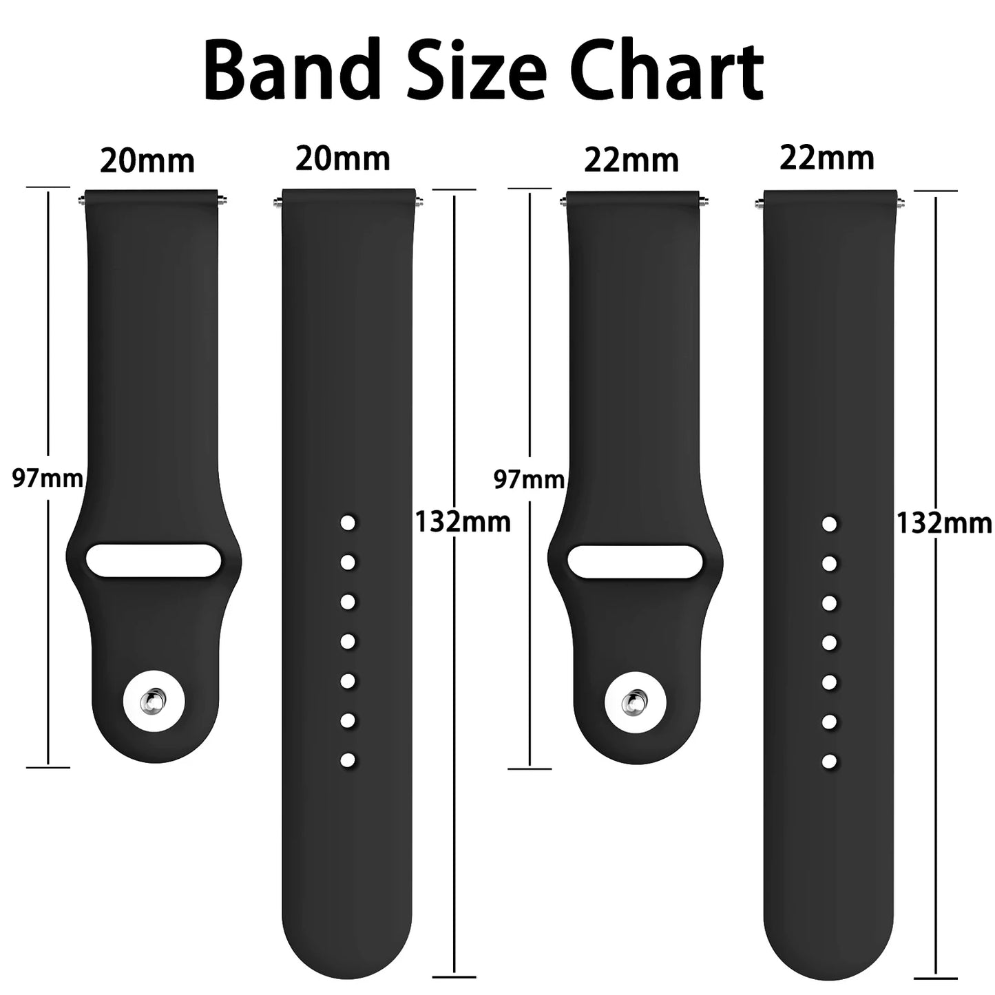 Silicone band For Amazfit GTS 3/2/2e/GTS2 Mini/GTR 42mm/47mm/GTR 3/3 Pro/2/2e Sport Watch Bracelet Amazfit bip 6 strap