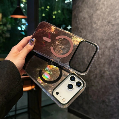 Gradient color design is fashionable and Glacier patterned 17Pro 17Air For iphone 17 pro max case ，reen Blue