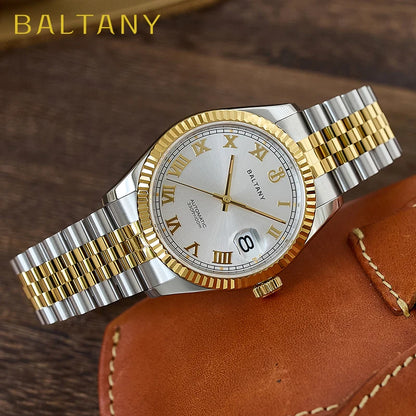 Baltany 39mm Dress Watches for Men S4094 10ATMWaterproof NH35 Automatic Luxury Watches Man DJ Homage Mechanical Wristwatches Man