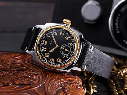 Baltany S4036F 36MM 1926S Oyster Tribute Watch Man Stainless Steel Waterproof Vintage Gold Bezel Automatic Mechanical Watches