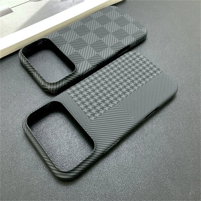 Case for iPhone 17 Pro Max 16 15 14 13 Luxury Checkered Pattern Contrast Color Bumper Cover