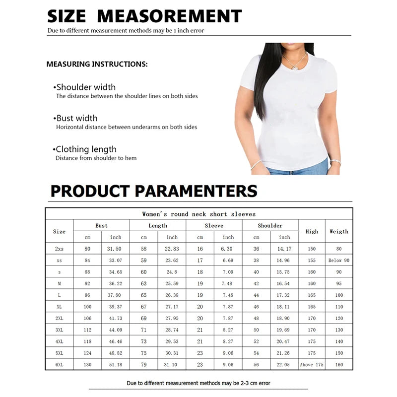 Colorful Rose Flower Print Round Neck Women's T-shirt Summer Versatile And Refreshing Y2K T-shirt