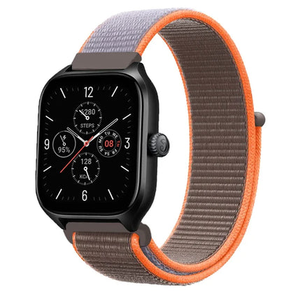 Nylon Loop Strap for Amazfit GTR 47mm/GTR2/2e/3/3 Pro/4/GTS/2/mini/3/4 Bracelet for Amazfit Balance/bip 5/Stratos 2 2S