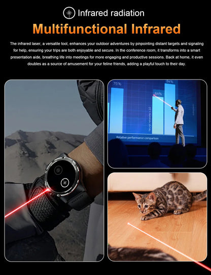 GPS Smart Watches 2025 New For Xiaomi IOS Military Smartwatch Men 3ATM Waterproof 100+ Sport Modes Built-in NFC BT Call Watches