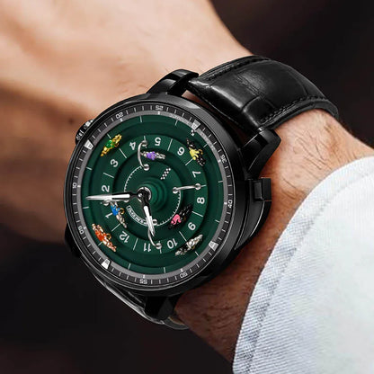 Pindu player horse racing series men's mechanical European roulette horse racing game fully automatic sports design party watch