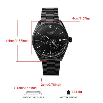 CADISEN Watch Man Automatic Mechanical Watches Man Blue Green Dial Stainless Steel Sapphire Glass MIYOTA 82S7 40mm Wristwatch