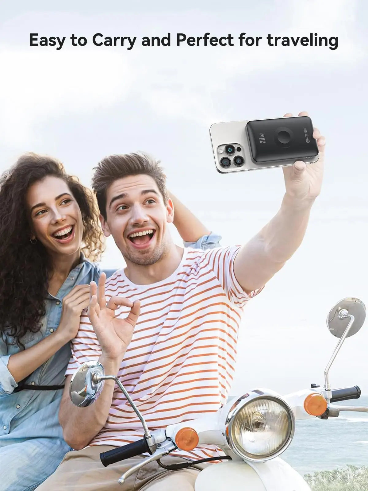 10000mAh Magnetic Wireless Power Bank for Apple Watch /9/8/7/6/5/4/Ultra 2 iWatch Battery Pack For iPhone 16/15,Galaxy