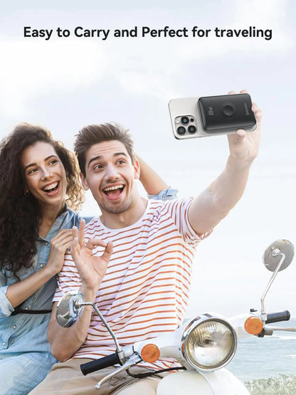 10000mAh Magnetic Wireless Power Bank for Apple Watch /9/8/7/6/5/4/Ultra 2 iWatch Battery Pack For iPhone 16/15,Galaxy