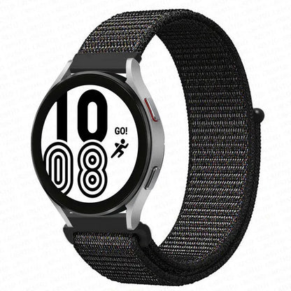 Nylon Loop Band For Samsung Galaxy Watch 6 4 7 classic/5 Pro/active 2/Gear S3 20mm/22mm Bracelet Huawei watch GT 2e 3 pro strap