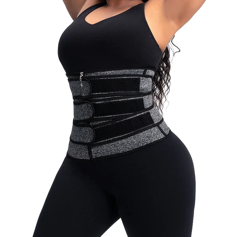 Waist Trainer Corsets for Women Workout Sauna Sweat Belly Trimmer Belt Sports Body Shaper Girdles Fitness Weight Loss Shapewear
