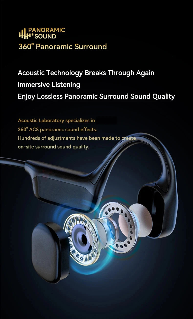 Xiaomi Mijia Bone Conduction Earphones IPX8 Waterproof Headset for Swimming Bluetooth 5.4 Wireless Sport Headphones MP3 32G RAM