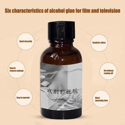Makeup Spirit Gum Adhesive Special FX Cosplay Halloween Stage Performance Makeup Professional Cosmetic Glue Adhesive