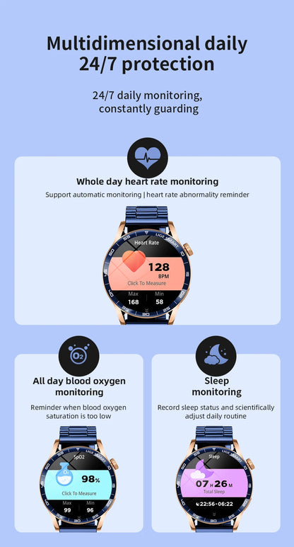 LIGE 2025 New Smartwatch Men For Android iOS Phone 1.38" HD Bluetooth Call Heart Rate Monitor Waterproof Sport Smart Watch Women