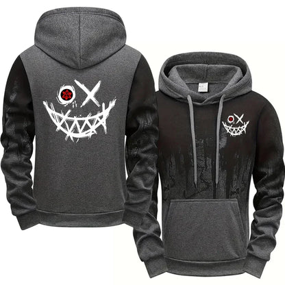 Men Single Piece Sweatshirts Sweatpants Versatile Men's Tracksuit Casual Comfort Fashion Daily Sports Simple Splashed Ink Hoodie