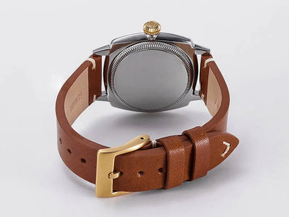 Baltany S4036F 36MM 1926S Oyster Tribute Watch Man Stainless Steel Waterproof Vintage Gold Bezel Automatic Mechanical Watches