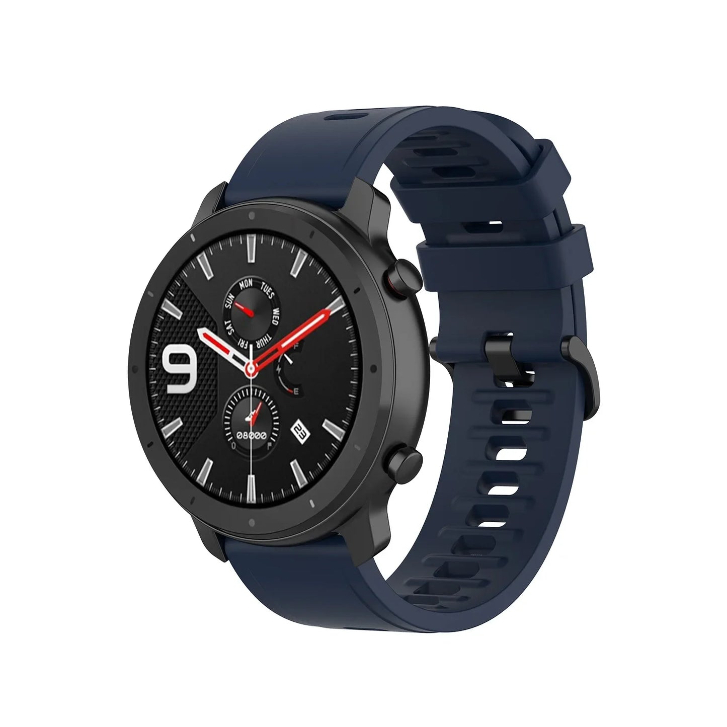 Silicone Strap for Amazfit GTR 47MM /2/2e/Stratos 3 GTR 4 3pro Bracelet Correa For Amazfit GTS 4 Mini/2 2E 3 Watchband