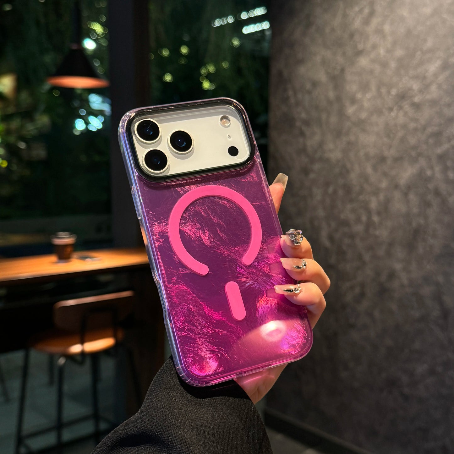 Factory-designed new model gradient color is fashionable and Glacier patterned For iphone 17Air 17Pro/pro max case Green Blue