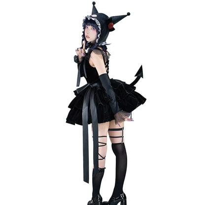 Kitagawaa Marinn Cosplay Costume Anime Cosplay【S-2XL】Women Halloween Cute Lolita Dress Kuroee Shizukuu Plus Size