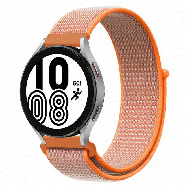 Nylon Loop Band For Samsung Galaxy Watch 6 4 7 classic/5 Pro/active 2/Gear S3 20mm/22mm Bracelet Huawei watch GT 2e 3 pro strap