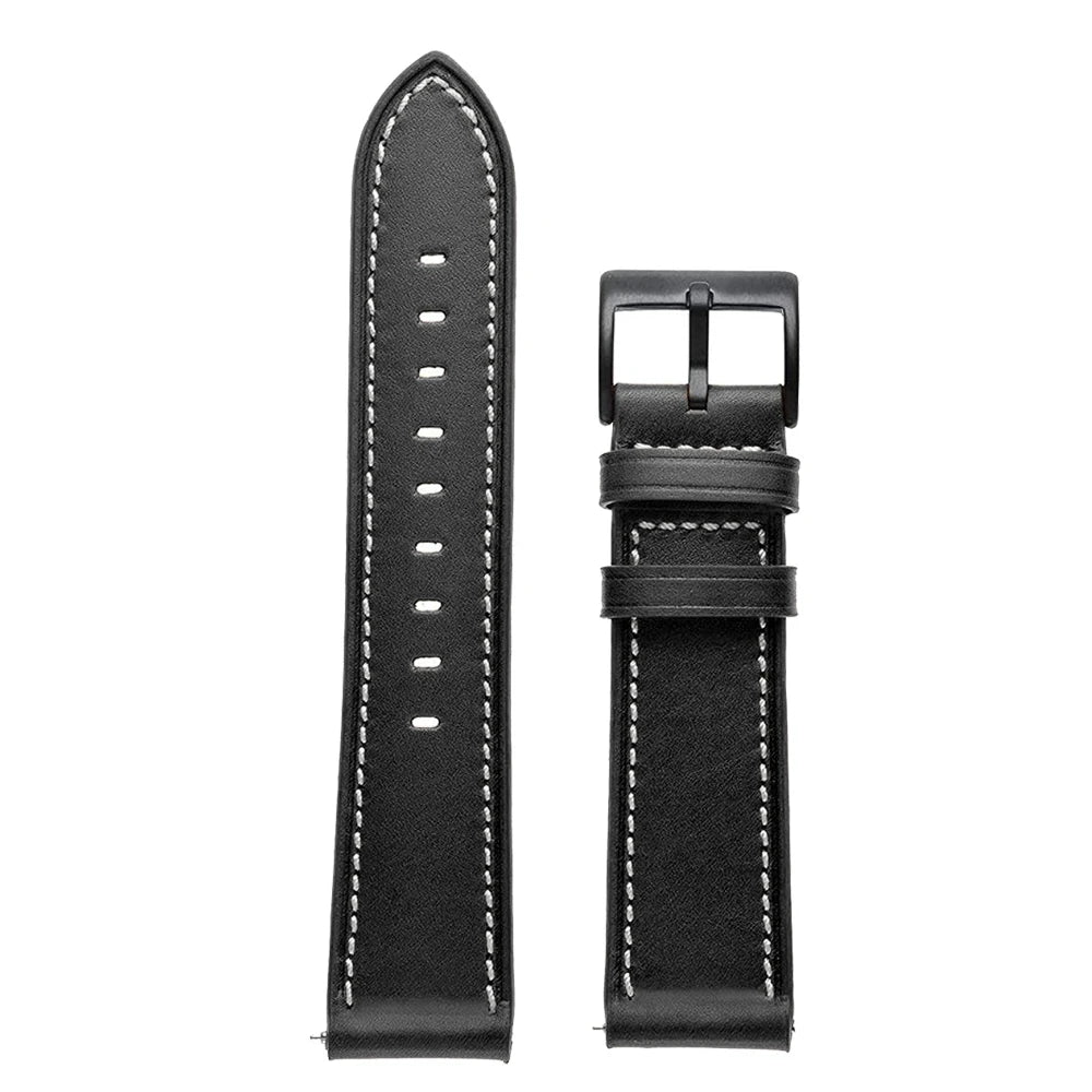 Strap For Amazfit Active/GTS 4 Mini/GTS 3/GTS 2/GTS 2E Leather Band Bracelet For Amazfit GTR 42mm/Mini Watchband Wristband