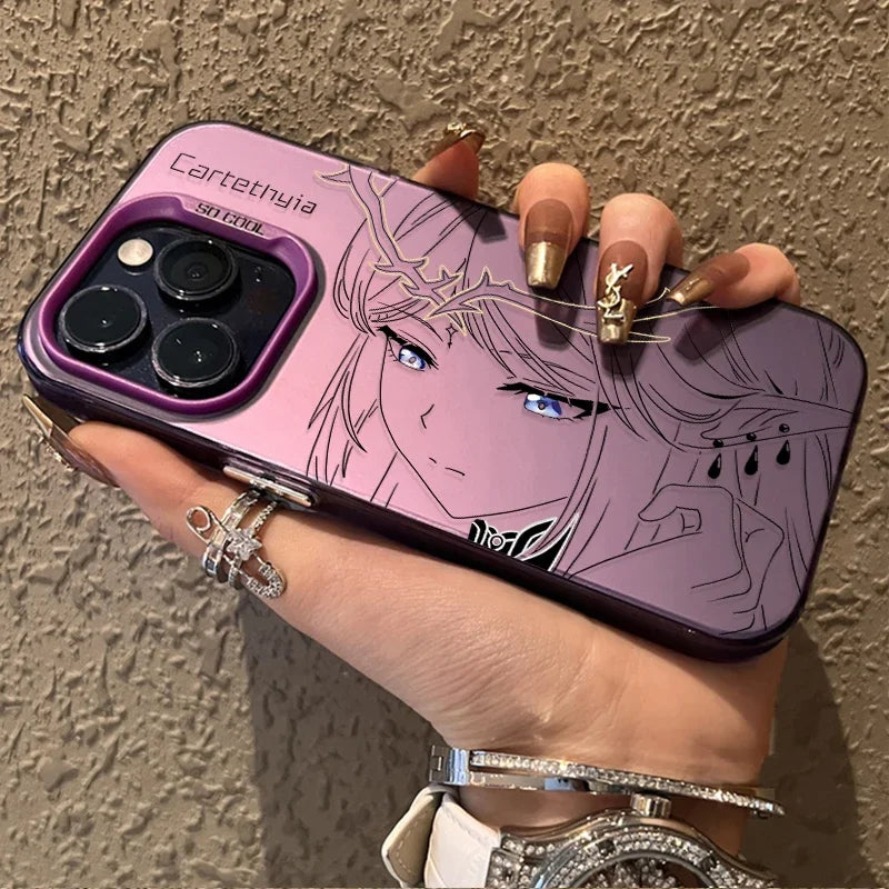 Wuthering Waves Cartethyia Case for IPhone 17 17 Air 17Pro 17 Pro Max 16 15 14 13 12 11 Plus 16E Cover Capa Anti-Knock