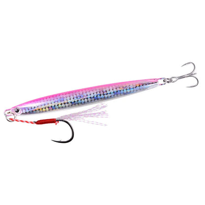 Metal Jig Fishing Lure Slow Cast Jigging Spoon 10G 20G 30G 40G 60G Sea Bass Lure Artificial Bait Fishing Gear