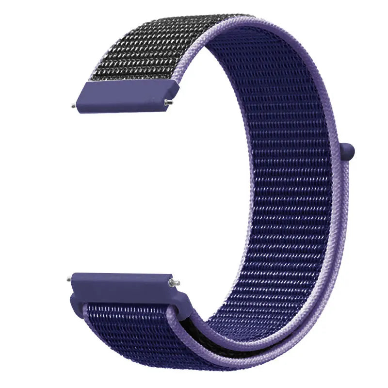 Nylon Loop Strap for Samsung Galaxy Watch 3/4/5/6/Gear S3 Wristband for Huawei Watch 4/GT-2-3-Pro/Amazfit GTR/GTS Belt