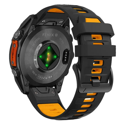 Garmin Fenix 8 43mm 47mm 51mm Sports Original Silicone Wristband for Garmin Epix/Quatix7/Fenix 7X 6X 7S Pro/Descent Mk3 Band