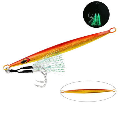 Metal Sea Fishing Jig Lure 200g 160g 100g 80g Switch Fast Sinking Metal Jig Jigging Bait