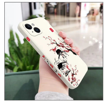 Field Wind Phone Case For iPhone 17 Air 16E 16 15 14 13 12 11 X XR XS SE2 SE2020 8 7 6 6S Plus Pro Max Mini Silicone Cover