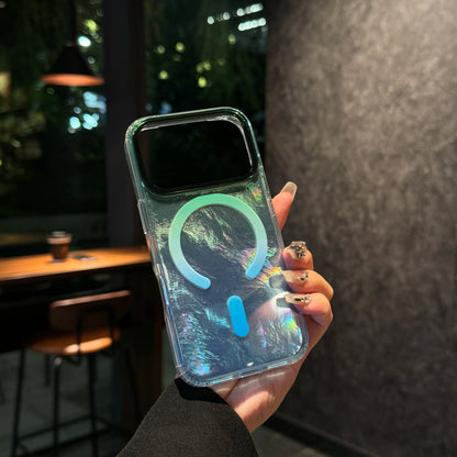 Factory-designed new model gradient color is fashionable and Glacier patterned For iphone 17Air 17Pro/pro max case Green Blue