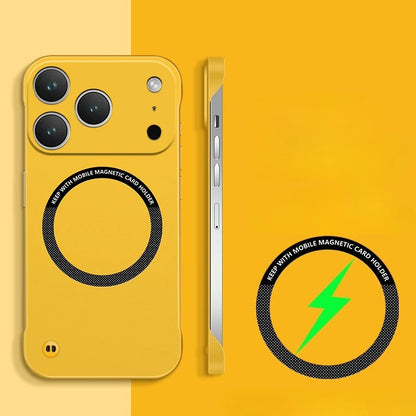 For IPhone 17 Pro Max Case for Magsafe Magnetic Frameless Hard PC Phone Case for IPhone 17 Air 17Pro 16E Shockproof Matte Cover