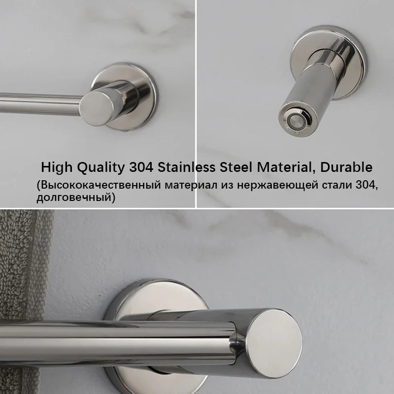 Brushed Gold Electric Heated Towel Rail Stainless Steel Towel Dryer Hidden Cable Electric Towel Rack Towel Radiator Towel Warmer