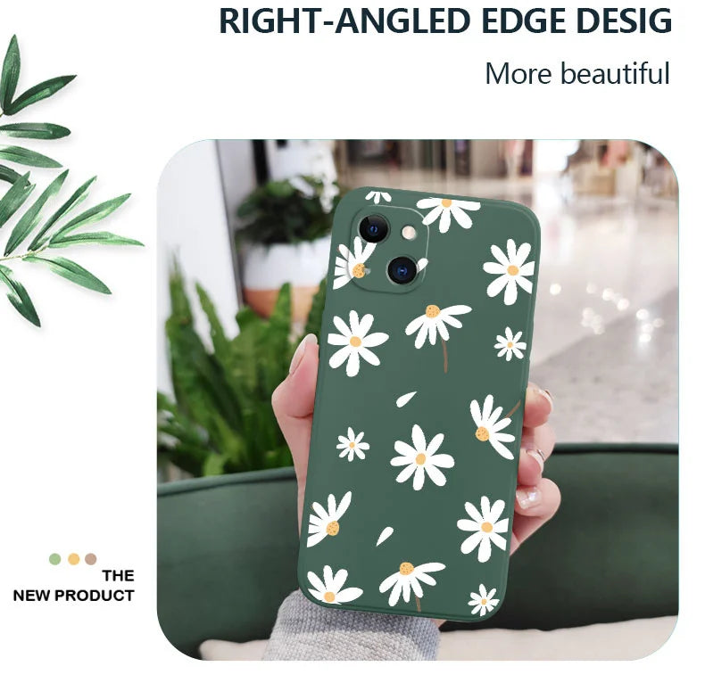 Plain Daisies Phone Case For iPhone 17 17 Air 16 16e 15 14 13 12 11 Pro Max Mini X XR XS MAXCover