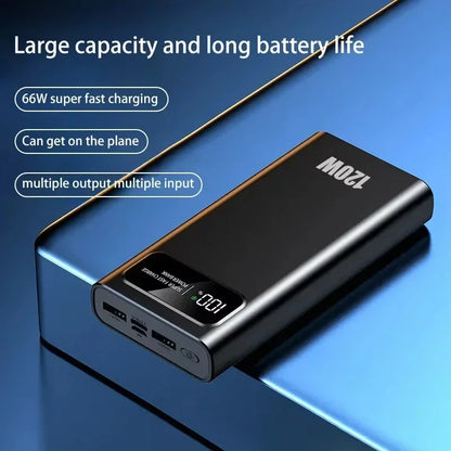 Xiaomi MIJIA 200000mAh Ultra large Capacity Power Bank 120W Fast Charging Portable Digital Display Power Bank For iPhone Samsung