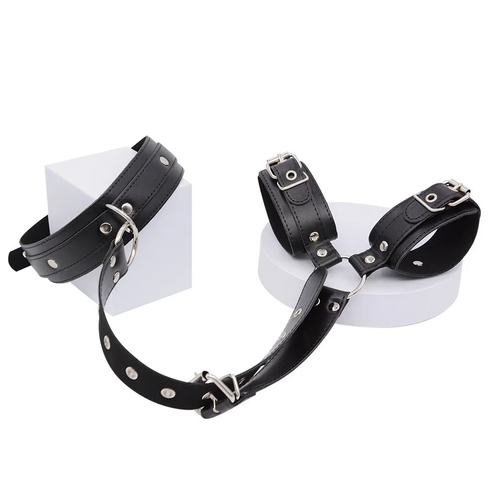 Adult Games Adjustable BDSM Bondage Erotic Sex Toys Collar RestraintsFor Women Couples Sexyshop Products 18
