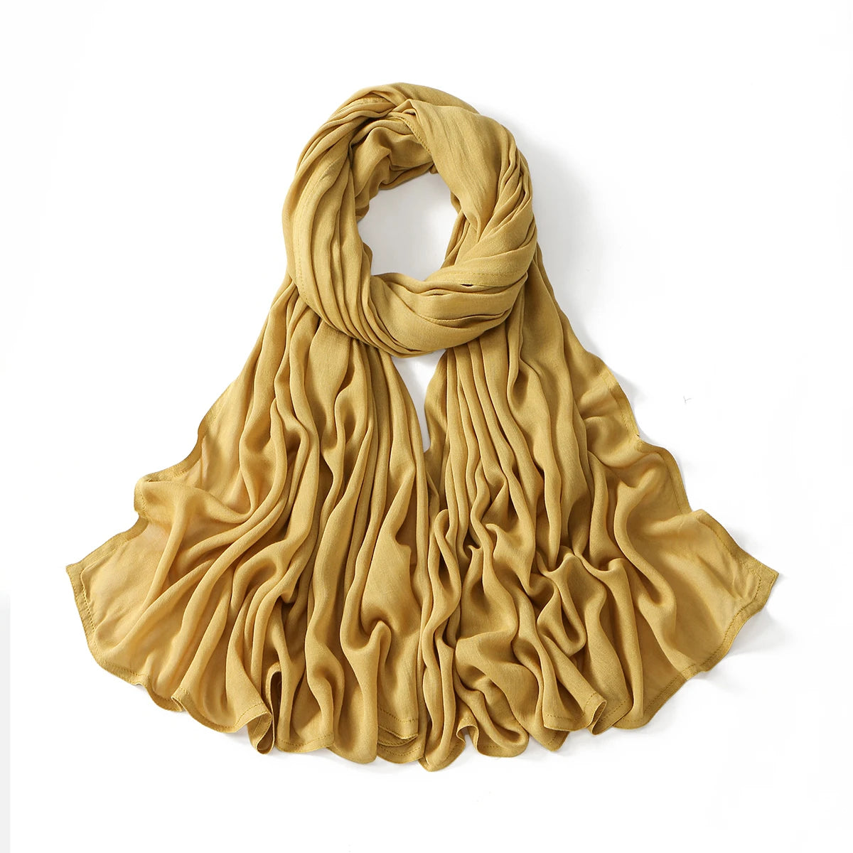 Muslim Modal Hijab Rayon Cotton Shawls For Women Plain Scarf Big Size Headscarf Islamic Turban Headband 190*85cm