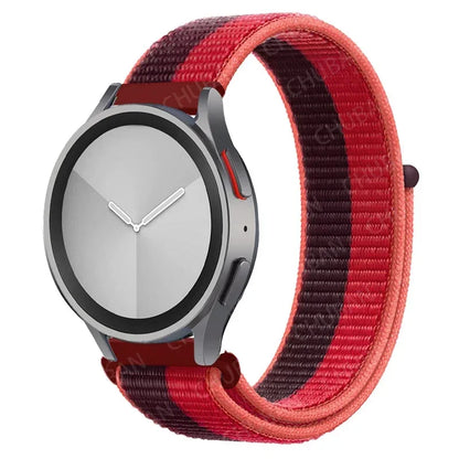 Nylon loop Band For Samsung Galaxy Watch 7 FE 6/5/pro/4/Classic/active 2 40-44mm 20mm/22mm sport bracelet huawei gt 2/e/3 strap