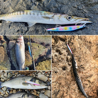 Minnow Sea Fishing Lure STINIGER 140mm 26g Piston Weight Ultra Long Casting Seabass Inshore Hard Baits