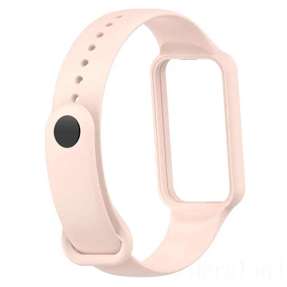Silicone WatchStrap For Huami Amazfit Band 7 SmartWatch Band Bracelet Soprt Wristband For Amazfit band7 Strap Buckle new