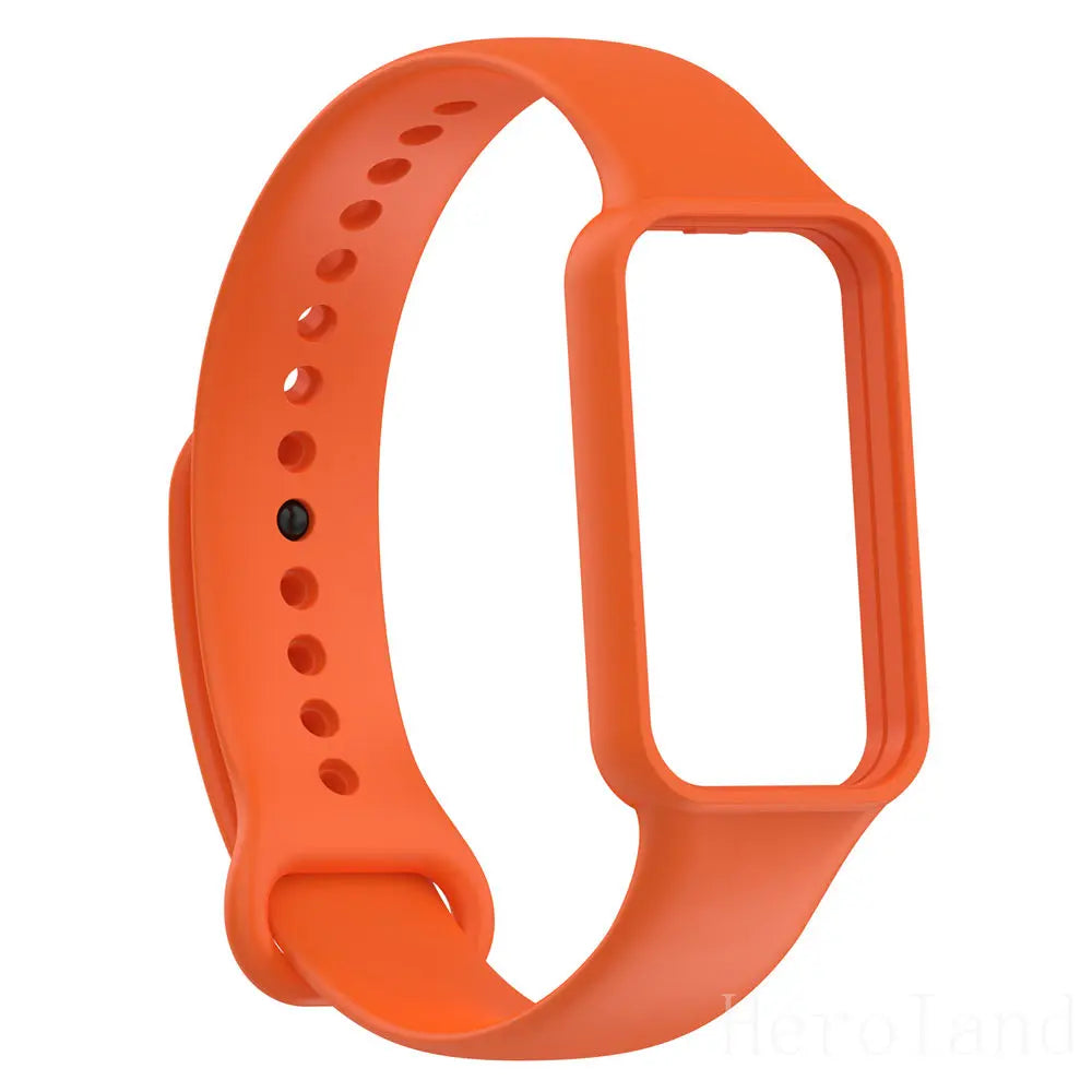 Silicone WatchStrap For Huami Amazfit Band 7 SmartWatch Band Bracelet Soprt Wristband For Amazfit band7 Strap Buckle new