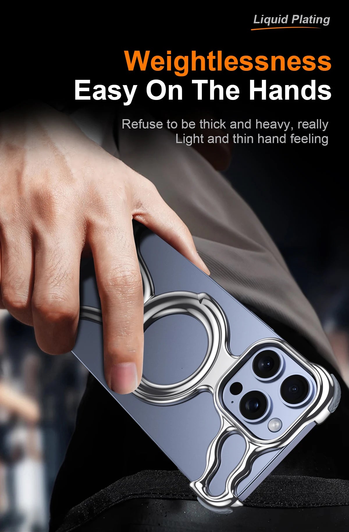 Irregular Geometric Phone Case For Iphone 17 16 15 14 13 Case Hollowed Out Electroplated Four Corners Silicone Shockproof Case