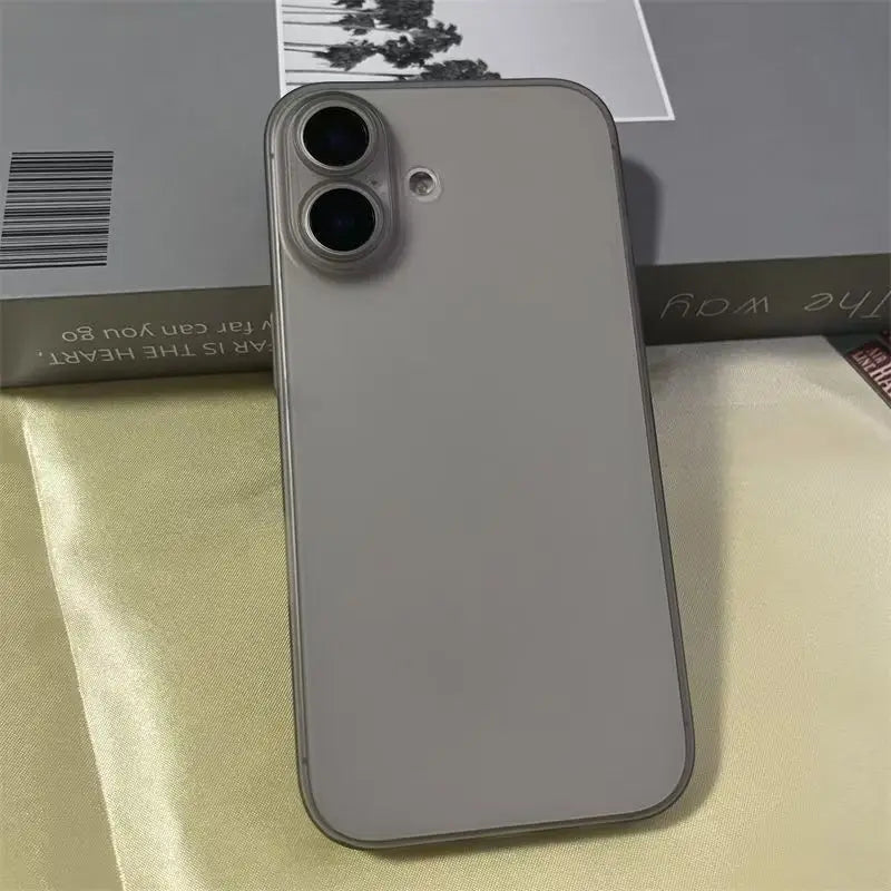 Ultra Thin PP Hard Case for iPhone 17 16 15 14 13 12 mini 11 Pro X XR XS Max 16E 7 8 Plus SE Translucent Shockproof Slim Cover
