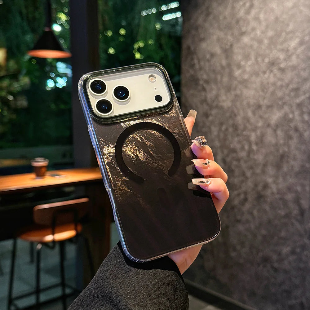 Factory-designed new model gradient color is fashionable and Glacier patterned For iphone 17Air 17Pro/pro max case Green Blue