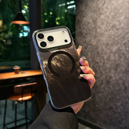 Factory-designed new model gradient color is fashionable and Glacier patterned For iphone 17Air 17Pro/pro max case Green Blue