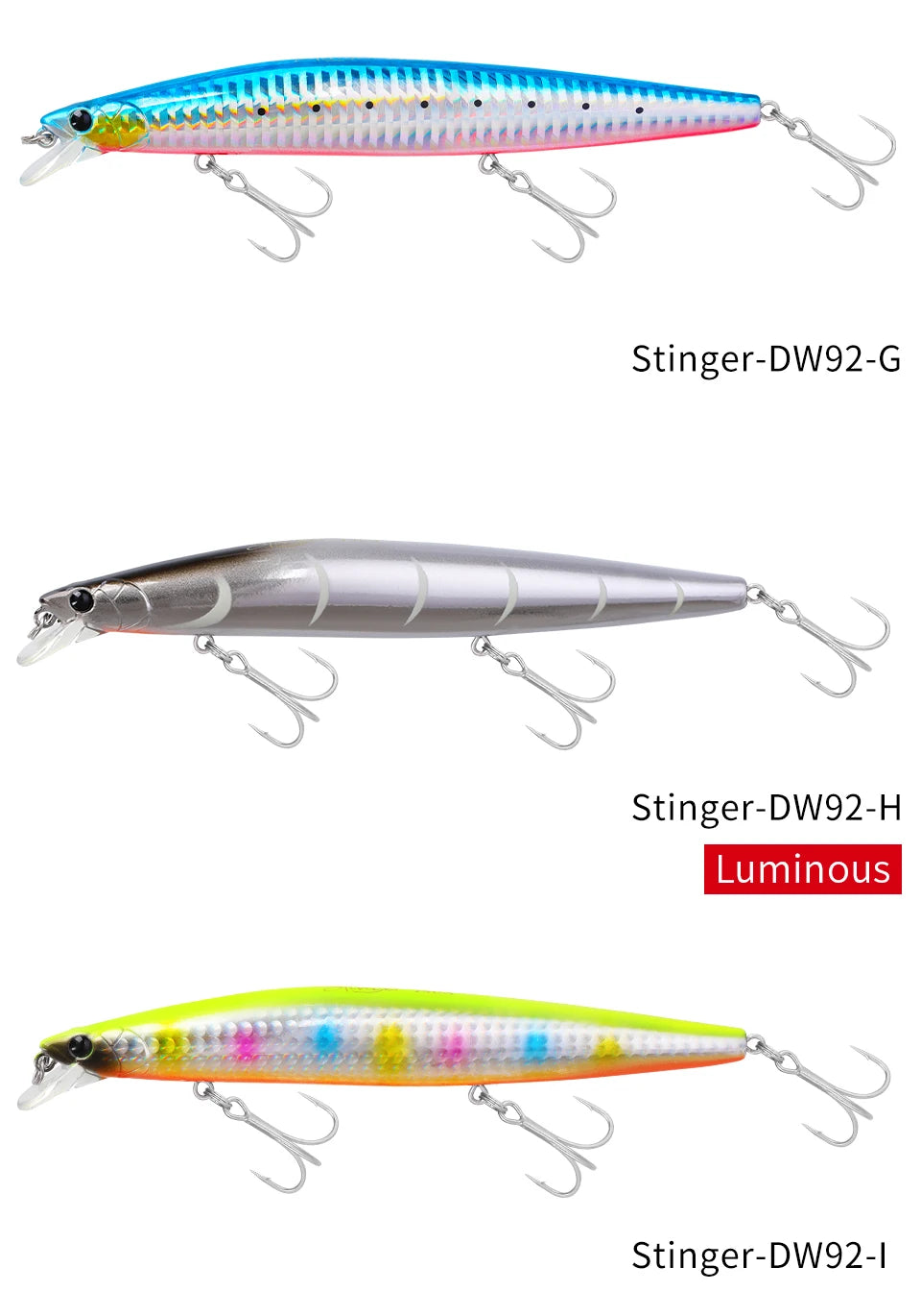Minnow Sea Fishing Lure STINIGER 140mm 26g Piston Weight Ultra Long Casting Seabass Inshore Hard Baits