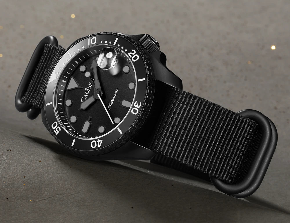 New CADISEN BGW9 Strong Glow Business Watch Diving Men's Automatic Watches Men Mechanical Wristwatch 200m Waterproof  Japan NH35