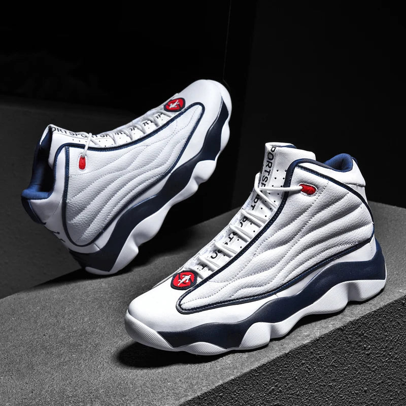 Men's casual outdoor sports classic practical basketball shoes trendy, soft, comfortable, anti-skid and wear-resistant outsole