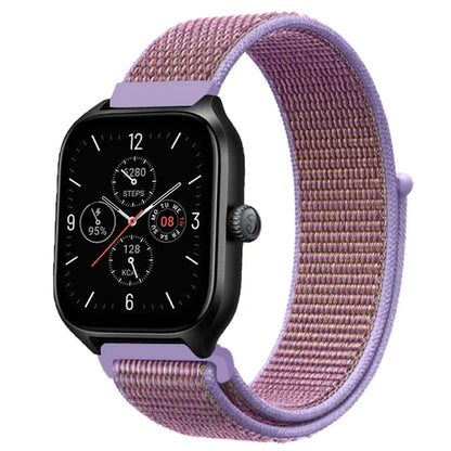 Nylon Loop Strap for Amazfit GTR 47mm/GTR2/2e/3/3 Pro/4/GTS/2/mini/3/4 Bracelet for Amazfit Balance/bip 5/Stratos 2 2S